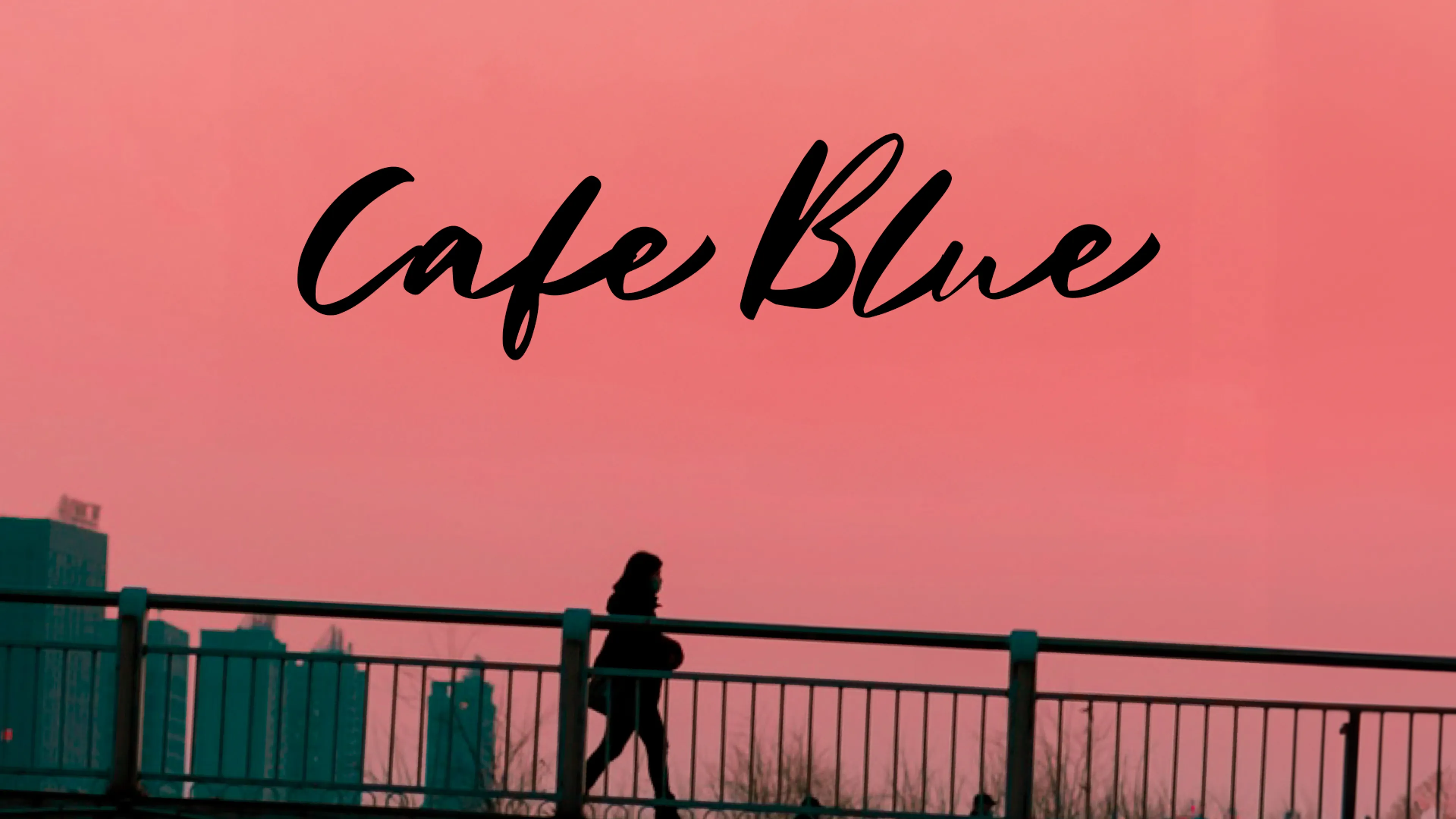 Cafe Blue poster